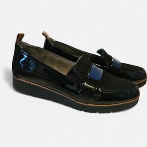 Dr. Scholl's Shiny Black Loafers